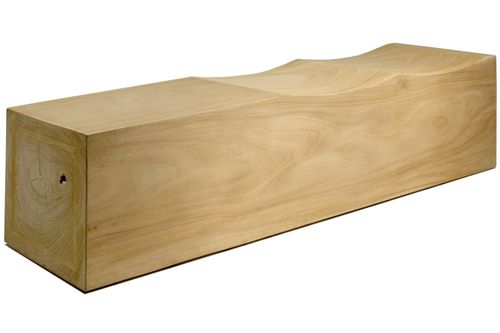 Современная скамейка - PEDRA 2 - Rotsen Furniture - из дерева / повторное использование