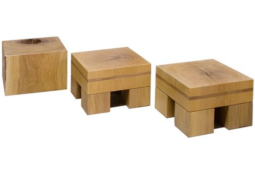 Современный табурет - MULTI-USE  - Rotsen Furniture - из дерева / из вторичных материалов