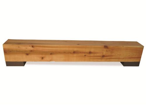 Современная скамейка - PINUS LOG - Rotsen Furniture - из дерева / повторное использование