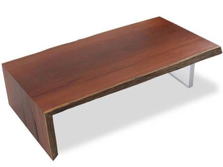 Современный журнальный столик - SOLID CUMARU WOOD - Rotsen Furniture - из дерева / прямоугольный / из вторичных материалов