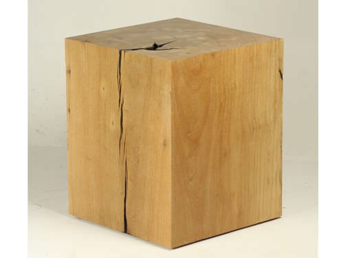 Современный стол - SOLID WOOD BLOCK - Rotsen Furniture - из дерева / квадратный / из вторичных материалов
