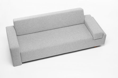 Современный диван - UPSIDE DOWN COUCH  - De Vorm - из ткани / серый / 2 места
