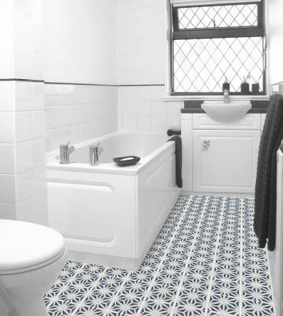 Плитка из цемента - TUNIS-54 - Granada Tile - полированная / для интерьера / для ванной комнаты