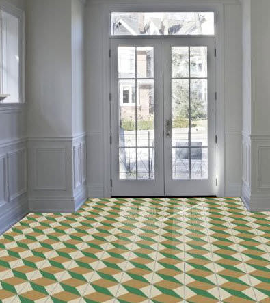 Плитка из цемента - BURGOS-1029 - Granada Tile - полированная / для интерьера / напольная