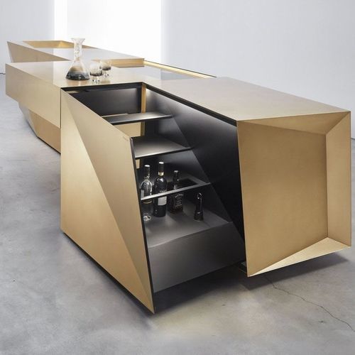 Современная кухня - FOLD - Steininger Designers - из стали / из латуни / из меди