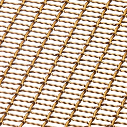 Декоративная металлическая сетка - LPZ-28 - BANKER WIRE - из латуни / из алюминия / из стали
