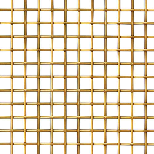Декоративная металлическая сетка - P-252 - BANKER WIRE - из латуни / из стали / из бронзы