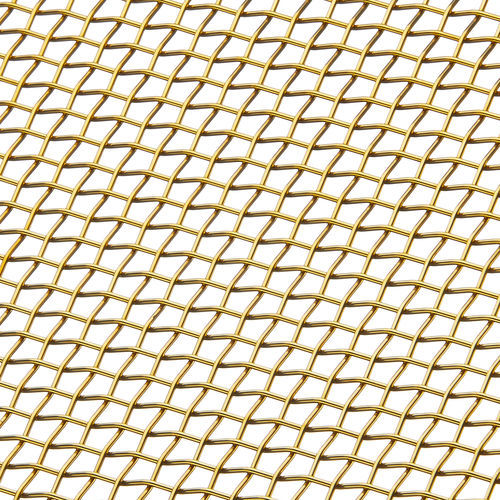 Декоративная металлическая сетка - P-258 - BANKER WIRE - из латуни / из стали / из бронзы