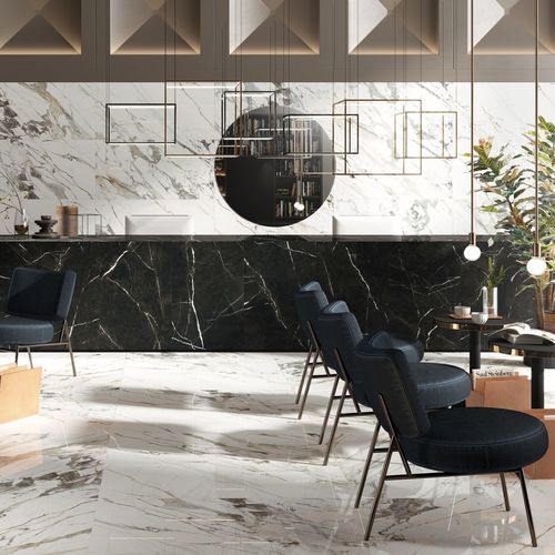 Плитка из керамогранита - ARCHIMARBLE - Gruppo Ceramiche Ricchetti - глянцевая / перламутровая / для интерьера