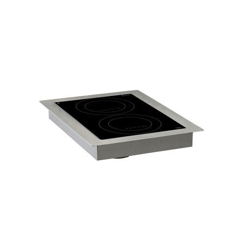 Индукционная варочная панель - D2IC 6000 - ADVENTYS - для профессионального использования / 2 конфорки / встраиваемая