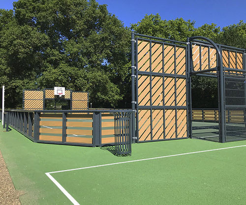 Мультиспортивная площадка для коллективной организации - CITY STADE® MÉTAL BOIS / BOIS COMPOSITE - GROUPE SAE - TENNIS D'AQUITAINE