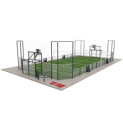 Мультиспортивная площадка для игровой площадки - CITY STADE® PACK  - GROUPE SAE - TENNIS D'AQUITAINE - для коллективной организации