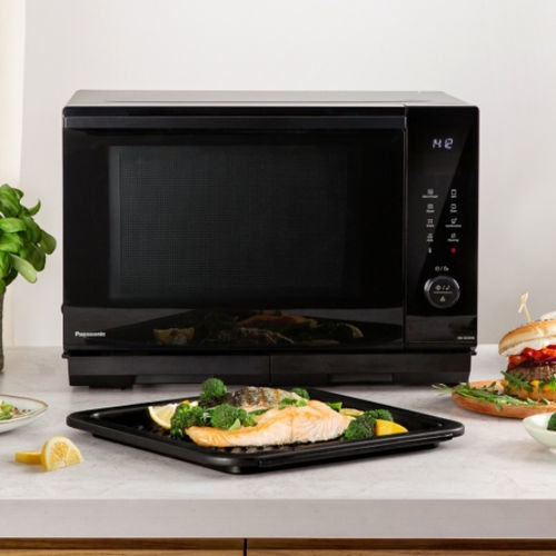 Электрическая паровая духовка - NN-DS59NBBPQ - PANASONIC Home Appliances - смешанный тип / с конвекцией / микроволновая