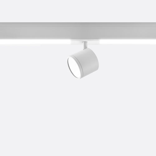 Светильник на рейке LED - NEWTON FLAT RAIL - Egoluce - круглый / из крашеного алюминия / для торговли
