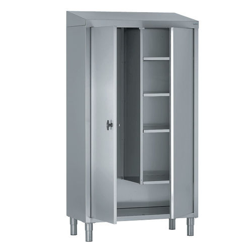 Современный шкаф для хранения для кухни - TALL CUPBOARDS - Tournus - из нержавеющей стали / для профессионального использования
