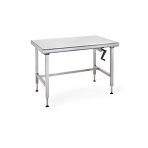 Разделочный стол из нержавеющей стали - ERGONOMIX  - Tournus - с регулируемой высотой / для профессионального использования