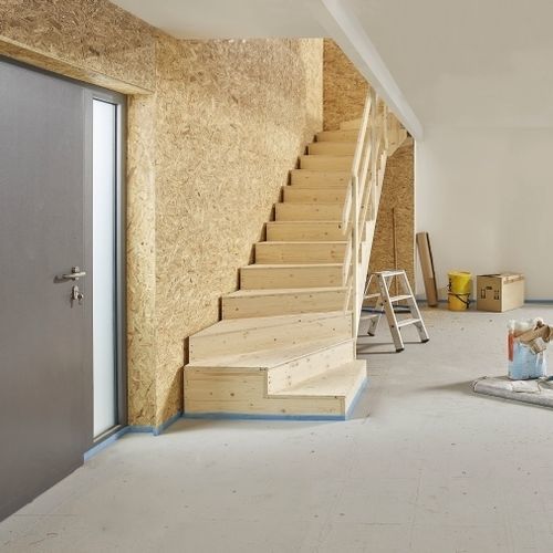 Прямая лестница - Créateur d'escaliers Treppenmeister - с поворотом на 90° / с поворотом на 180° / с деревянными ступеньками