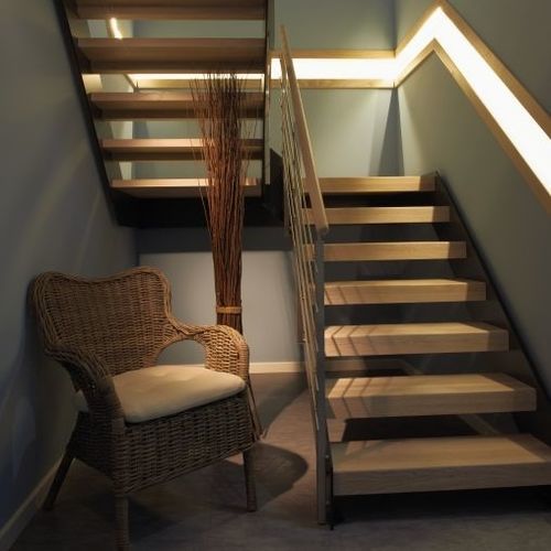 Лестница с поворотом на 90° - LOFT-5150A - Créateur d'escaliers Treppenmeister - с деревянными ступеньками / металлическая конструкция / для бытового использования