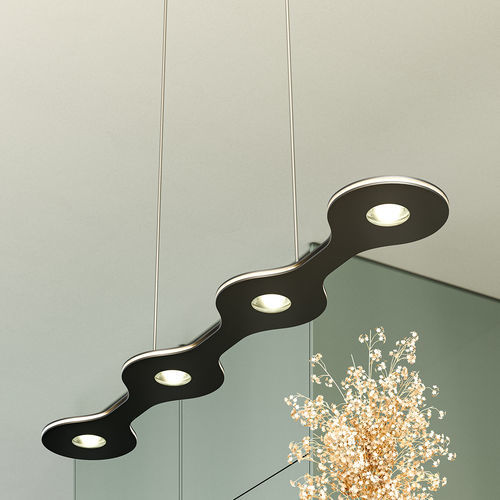 Подвесная лампа - FLAT 04-05-06 - lumen center italia srl - из анодированного алюминия / из поликарбоната / современная