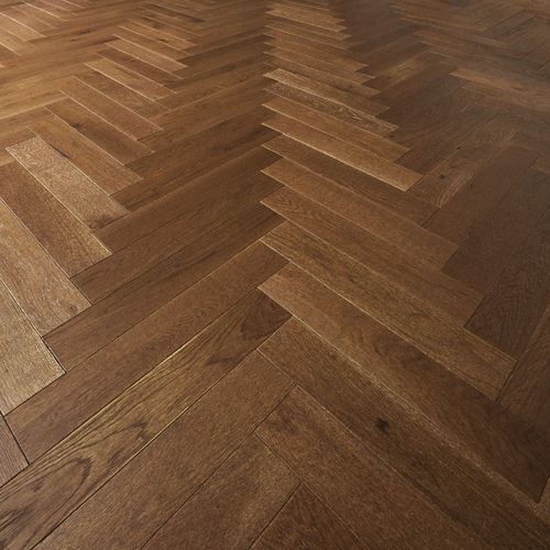 Паркет «елочка» - CHATEAU - DESIGN PARQUET - из массивной доски / из дуба / промасленный