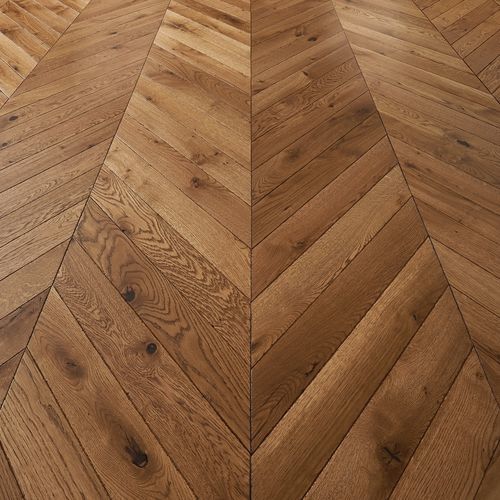 Паркет из паркетной доски - HAUSSMAN - DESIGN PARQUET - из массивной доски / из дуба / «венгерская елка»