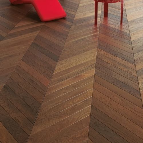 Паркет из паркетной доски - EXPRESSO - DESIGN PARQUET - из массивной доски / из дуба / «венгерская елка»