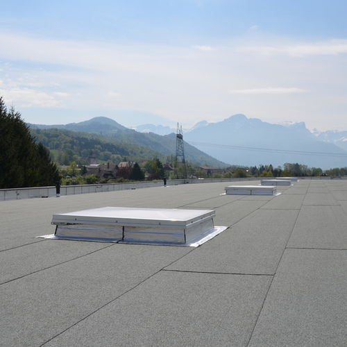 Фонарь для герметичной кровли - ECOLUX FIXE - Kingspan Light + Air - с петельным крюком / из поликарбоната