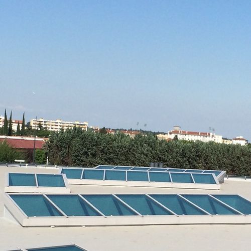 Фиксированная стеклянная крыша - ECOPLAN PREMIUM SIMPLE VERSANT - Kingspan Light + Air - из алюминия