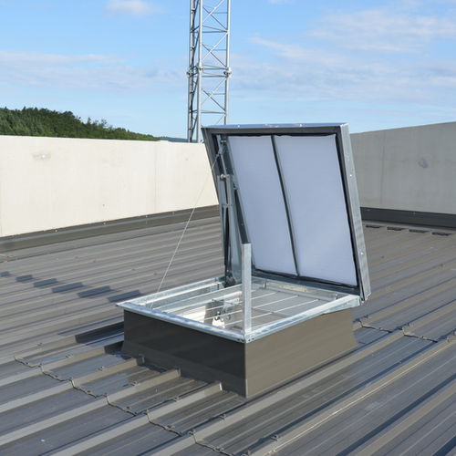 Смотровой люк на крышу - ECOBAC - Kingspan Light + Air - квадратный / из поликарбоната / с лестницей