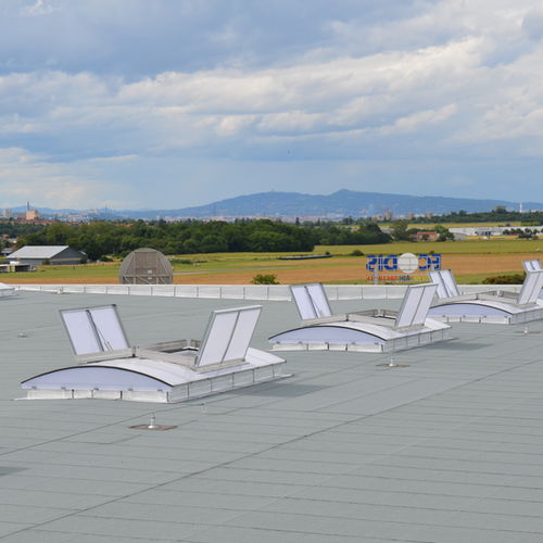 Люк для дымоудаления алюминий - ECOBAC DV 110 POUR VOUTE - Kingspan Light + Air - из поликарбоната / система тепло- и дымоудаления