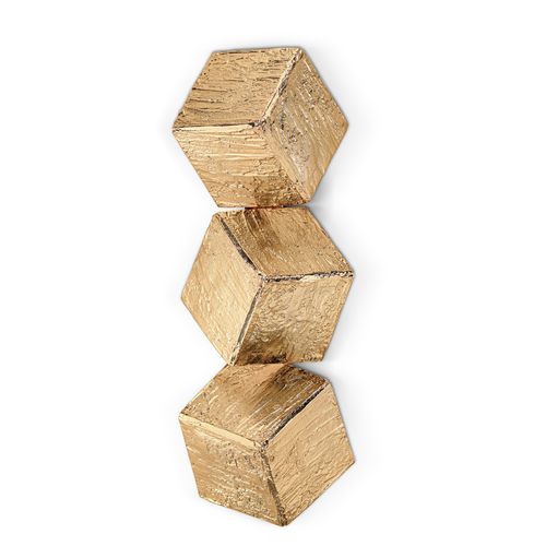 Современный настенный светильник - CUBIC BIG SCONCE - BOCA DO LOBO - для интерьера / из латуни / из позолоченной латуни