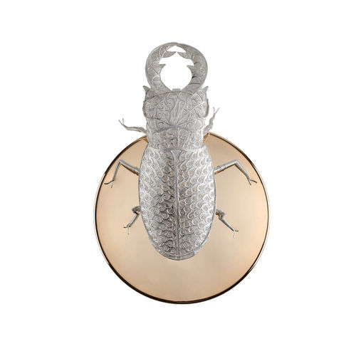 Настенный светильник уникальный дизайн - FILIGREE LUCANUS - BOCA DO LOBO - для интерьера / из полированной латуни / скульптурный