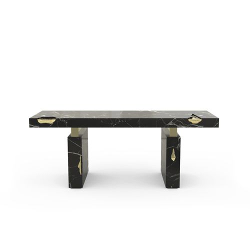 Директорский рабочий стол - EMPIRE MARQUINA - BOCA DO LOBO - напольный / современный / из мрамора