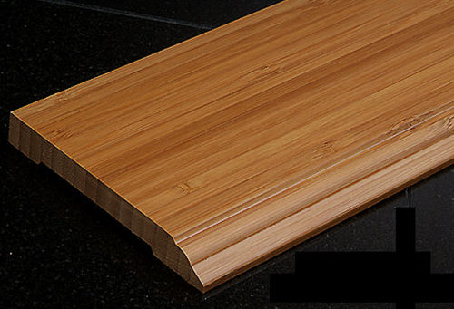 Плинтус из бамбука - CARBONIZED VERTICAL - Higuera Hardwoods- The Finest Bamboo Products - закругленный / FSC-сертифицированный