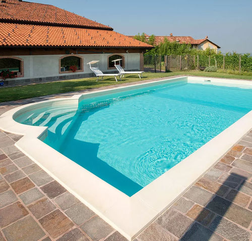 Бассейн на заказ - Firenze - Piscine Acquaform - встроенный бордюр / для наружного применения / заглубленный