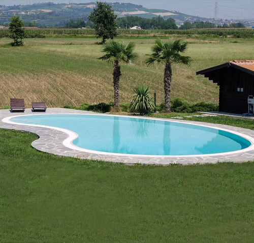 Бассейн на заказ - Rubino - Piscine Acquaform - встроенный бордюр / для наружного применения / заглубленный