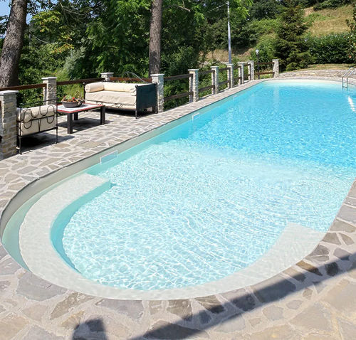 Бассейн на заказ - Seabeach - Piscine Acquaform - встроенный бордюр / для наружного применения / заглубленный