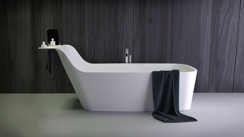 Овальная ванна - PRIDE - KNIEF & CO. GmbH - отдельностоящая / из Solid Surface / белая