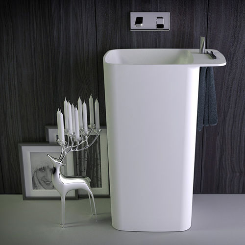 Раковина на ножке - PRIDE - KNIEF & CO. GmbH - из Solid Surface / современная