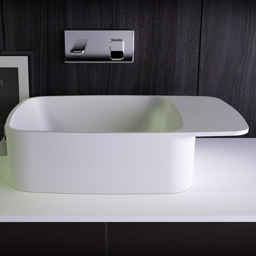 Настольная раковина - PRIDE - KNIEF & CO. GmbH - из Solid Surface / современная