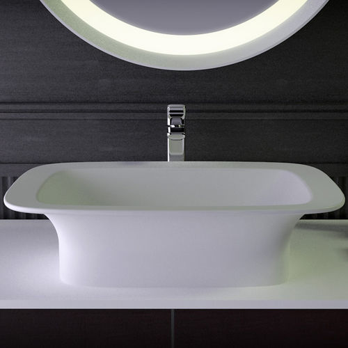 Настольная раковина - GLAM - KNIEF & CO. GmbH - из Solid Surface / современная