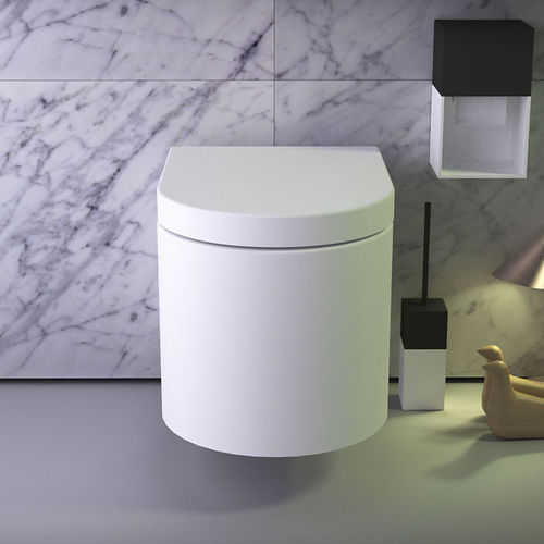 Подвесной унитаз - GLOW - KNIEF & CO. GmbH - из керамики / безободковый / современный