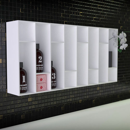 Современный мебель для ванной комнаты - VERTICAL SHELF - KNIEF & CO. GmbH - из дерева / настенный / высокий