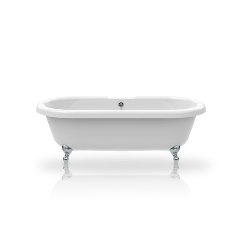 Овальная ванна - EDWARDIAN - KNIEF & CO. GmbH - на ножках / из акрила / белая