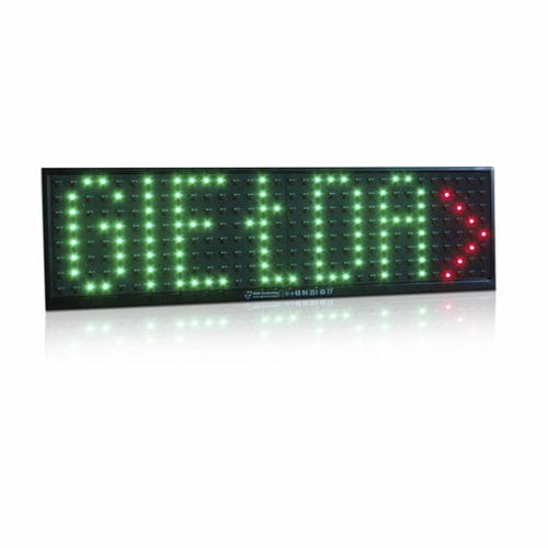 Настенное информационное табло - RGB30-2-K - RGB Technology s.c. - для наружного применения / однострочное / LED