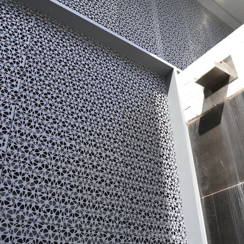Настенная декоративная панель - MetalTech-USA - для внутренней компоновки / из паркетной доски / из алюминия
