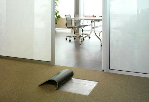 Технический пол из металла - ELEVFLOOR - Oddicini Industrie - для интерьера / отделка ковровым покрытием