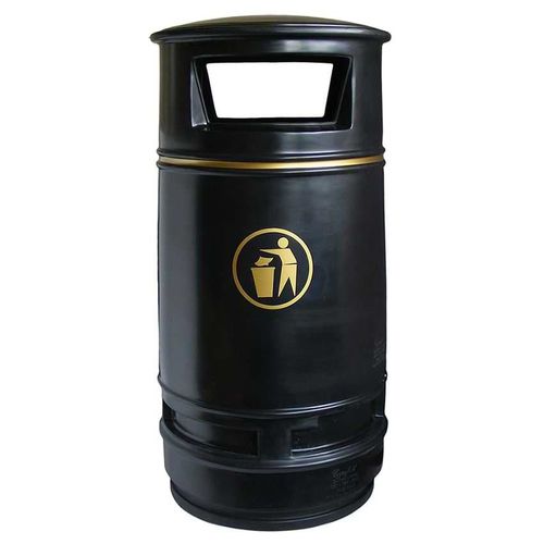 Общественный мусорный контейнер - TRADITIONAL - NORCOR MOB.URBAIN - из полиэтилена высокой плотности / с крышкой / для наружного применения
