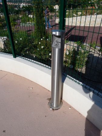 Пепельница на ножках - XXL  - NORCOR MOB.URBAIN - из нержавеющей стали / для улицы / для общественных мест