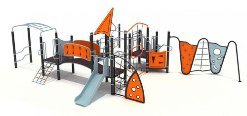 Игровая конструкция для коллективной организации - MK-J8028 - Novum 4 Kids - из гальванизированной стали / из нержавеющей стали / из ламината высокого давления